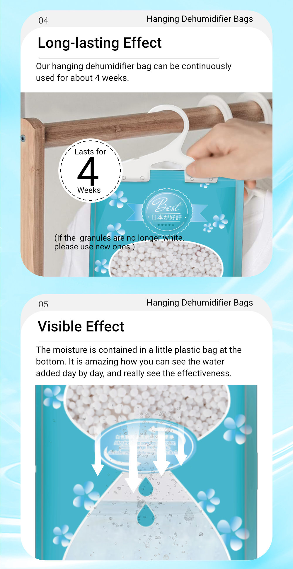 Farcent Hanging Dehumidifier Bag 500ml-7